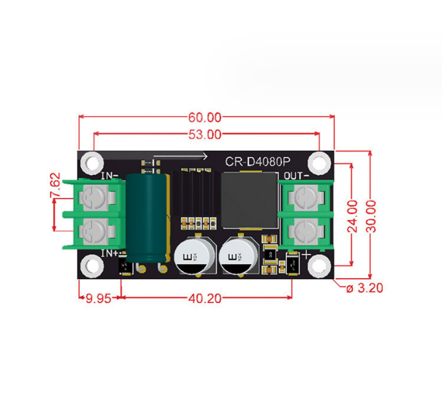 Industrial grade DC step-down module 5V/12V/24V/6A 8A voltage regulator module design circuit diagram