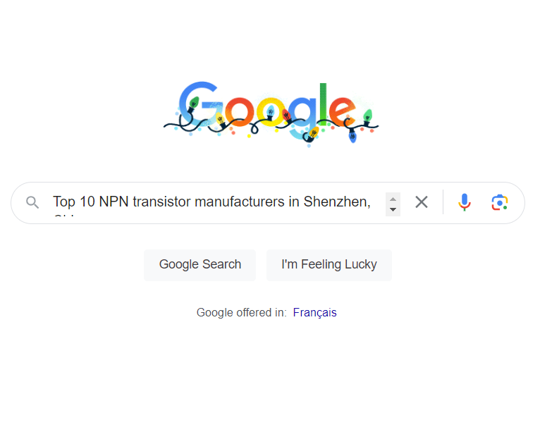 How to query electronic component manufacturers through Google search engine?