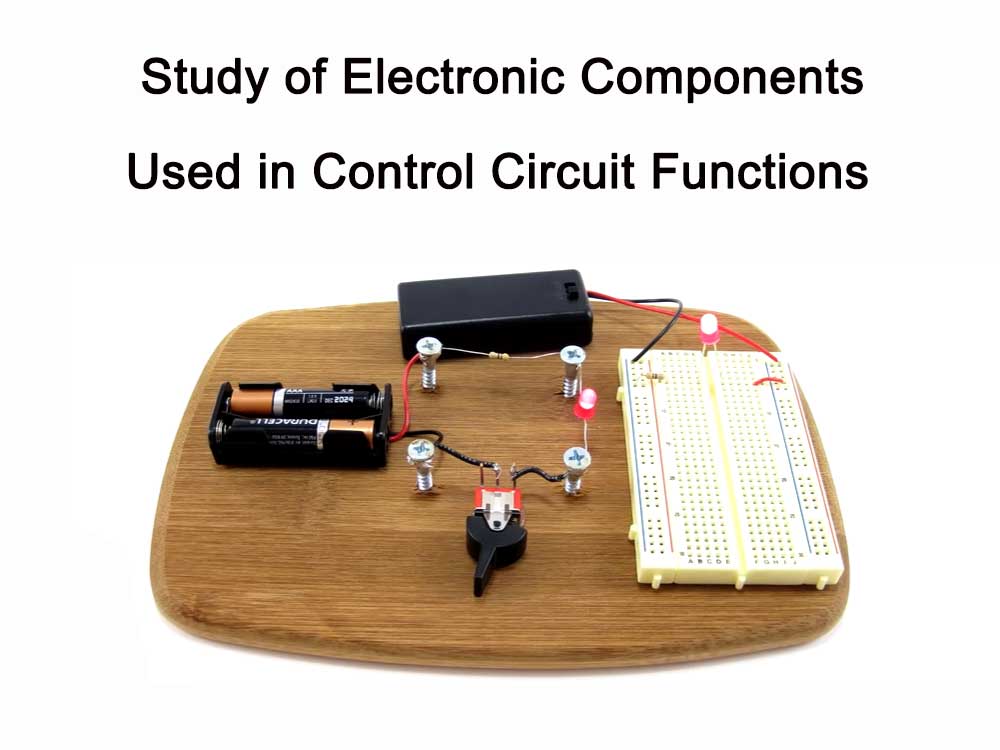 Study of electronic components used in control circuit functions