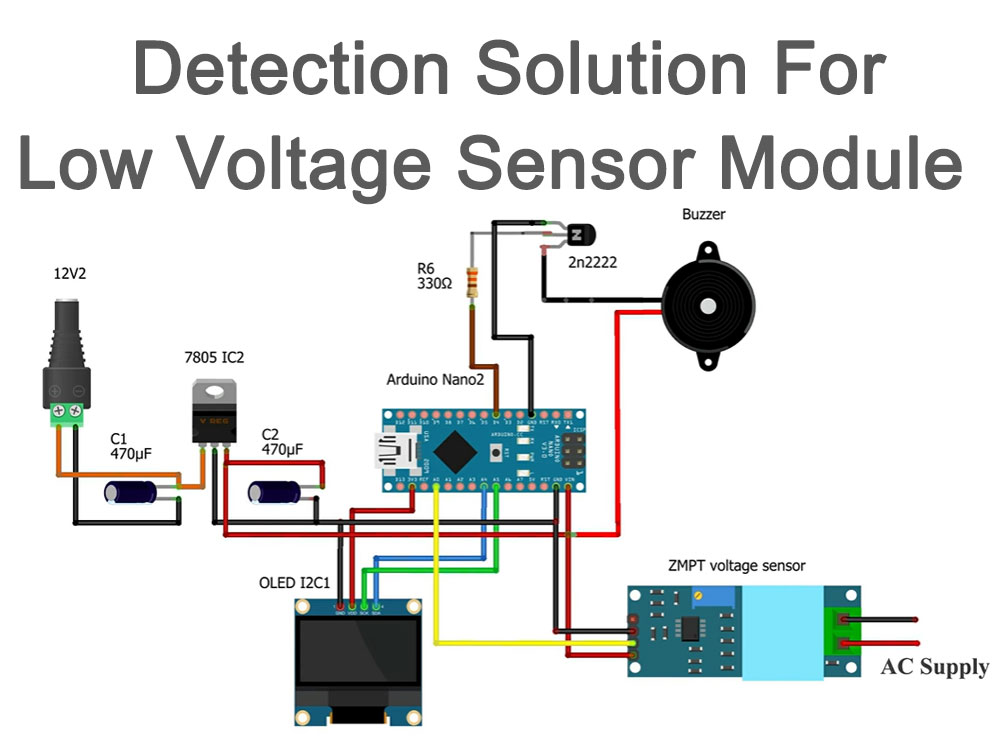 Detection solution for low voltage sensor module