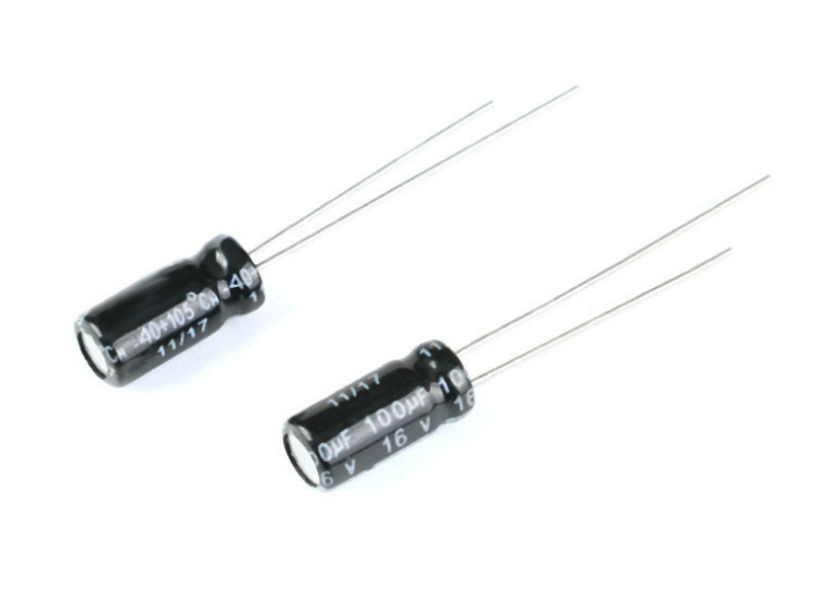 plug-in electrolytic capacitor