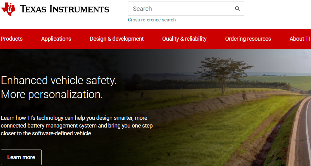Texas Instruments official website