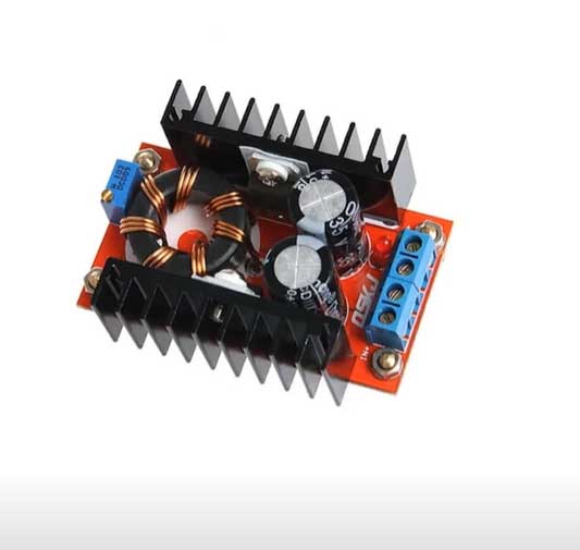 Capacitor module on printed circuit board