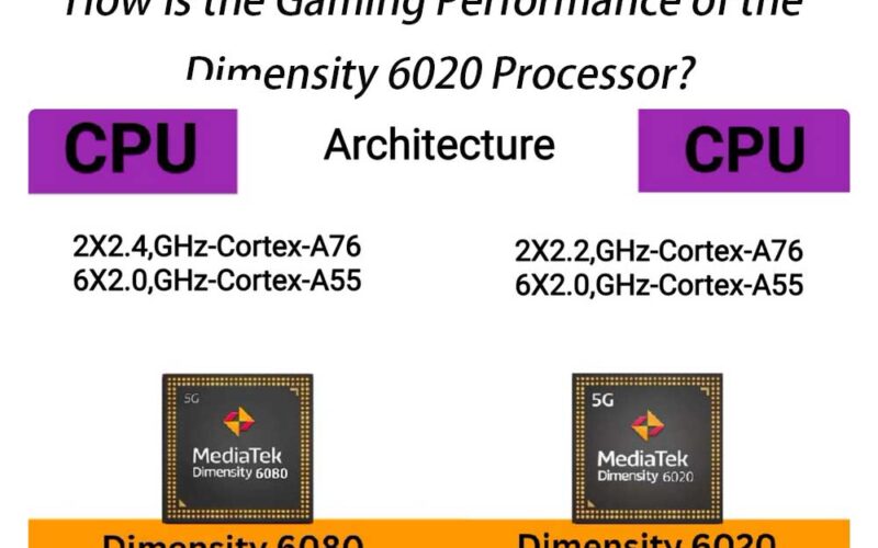 How is the Gaming Performance of the Dimensity 6020 Processor?